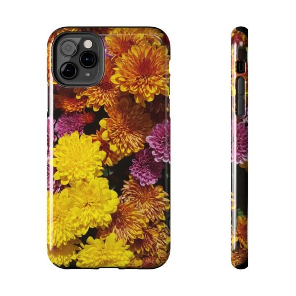 Phone Case, Colorful Fall Mums Protective Cover for iPhone and Samsung, Autumn Floral Print, Hard Shell Cover, Gift for Nature Lovers, - Image 29