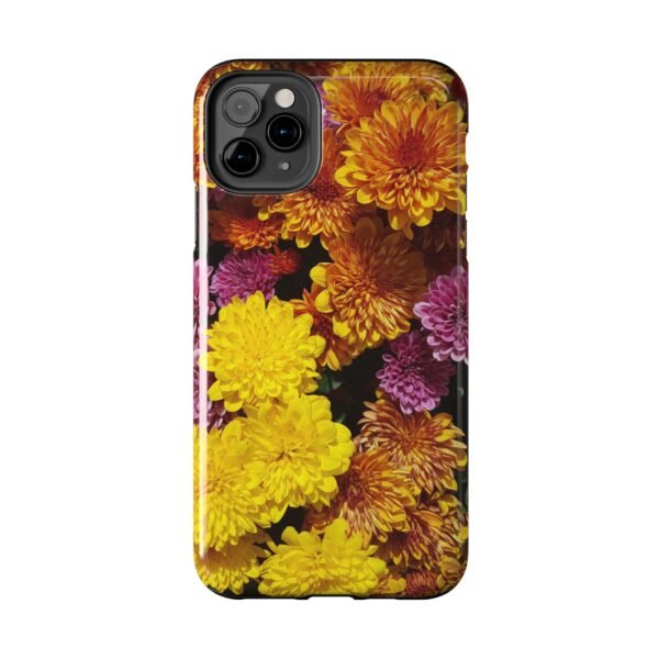 Phone Case, Colorful Fall Mums Protective Cover for iPhone and Samsung, Autumn Floral Print, Hard Shell Cover, Gift for Nature Lovers, - Image 30