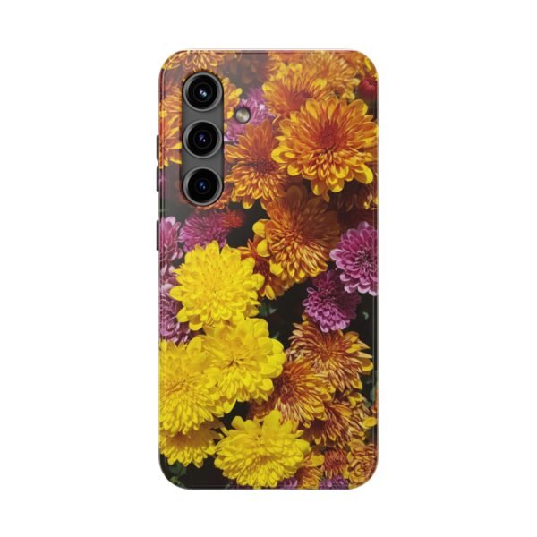 Phone Case, Colorful Fall Mums Protective Cover for iPhone and Samsung, Autumn Floral Print, Hard Shell Cover, Gift for Nature Lovers, - Image 106