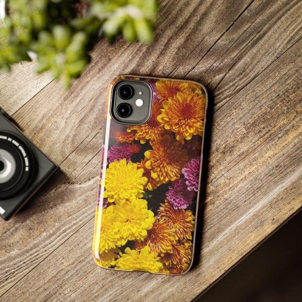 Phone Case, Colorful Fall Mums Protective Cover for iPhone and Samsung, Autumn Floral Print, Hard Shell Cover, Gift for Nature Lovers, - Image 22