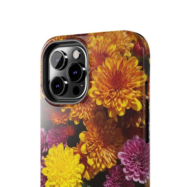 Phone Case, Colorful Fall Mums Protective Cover for iPhone and Samsung, Autumn Floral Print, Hard Shell Cover, Gift for Nature Lovers, - Image 56