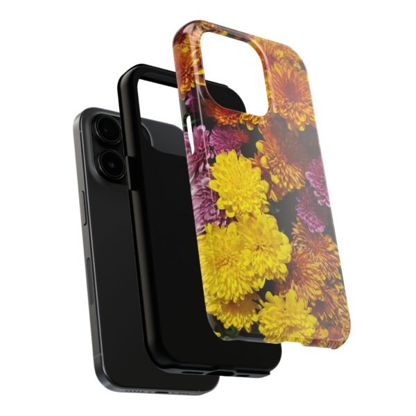 Phone Case, Colorful Fall Mums Protective Cover for iPhone and Samsung, Autumn Floral Print, Hard Shell Cover, Gift for Nature Lovers, - Image 94