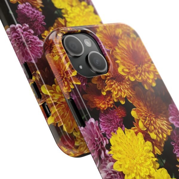 Phone Case, Colorful Fall Mums Protective Cover for iPhone and Samsung, Autumn Floral Print, Hard Shell Cover, Gift for Nature Lovers, - Image 97