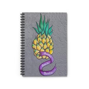 Spiral Notebook – Another Day in Paradise Pineapple Drawing, Journal, Diary, Notebook, Back to School, Gift