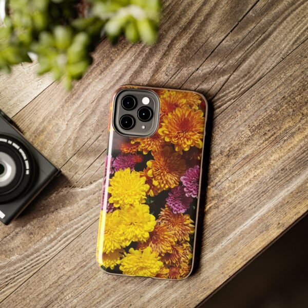 Phone Case, Colorful Fall Mums Protective Cover for iPhone and Samsung, Autumn Floral Print, Hard Shell Cover, Gift for Nature Lovers, - Image 28