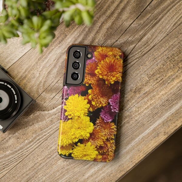 Phone Case, Colorful Fall Mums Protective Cover for iPhone and Samsung, Autumn Floral Print, Hard Shell Cover, Gift for Nature Lovers, - Image 120