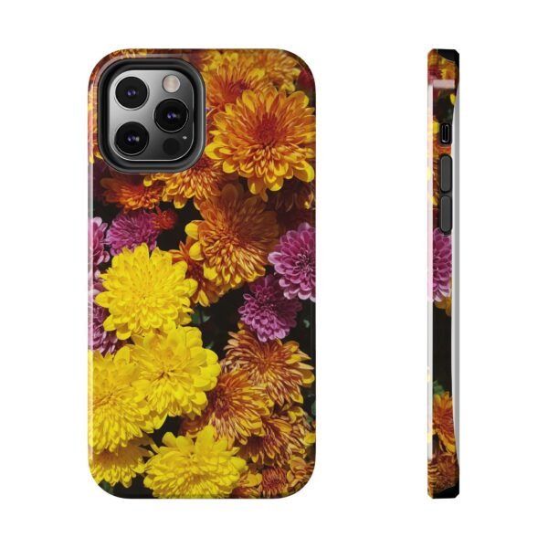 Phone Case, Colorful Fall Mums Protective Cover for iPhone and Samsung, Autumn Floral Print, Hard Shell Cover, Gift for Nature Lovers, - Image 47