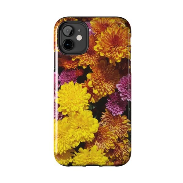 Phone Case, Colorful Fall Mums Protective Cover for iPhone and Samsung, Autumn Floral Print, Hard Shell Cover, Gift for Nature Lovers, - Image 18