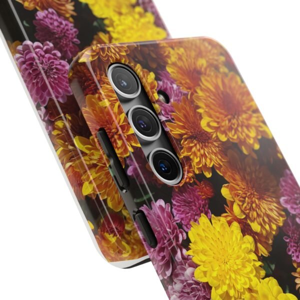 Phone Case, Colorful Fall Mums Protective Cover for iPhone and Samsung, Autumn Floral Print, Hard Shell Cover, Gift for Nature Lovers, - Image 107