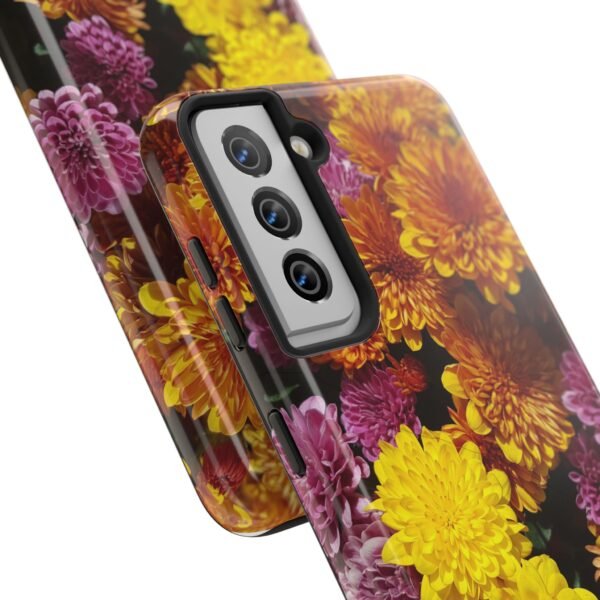 Phone Case, Colorful Fall Mums Protective Cover for iPhone and Samsung, Autumn Floral Print, Hard Shell Cover, Gift for Nature Lovers, - Image 122