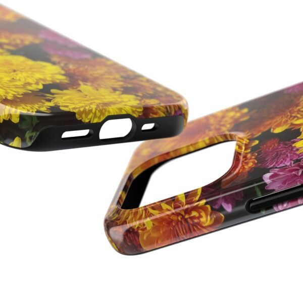 Phone Case, Colorful Fall Mums Protective Cover for iPhone and Samsung, Autumn Floral Print, Hard Shell Cover, Gift for Nature Lovers, - Image 93