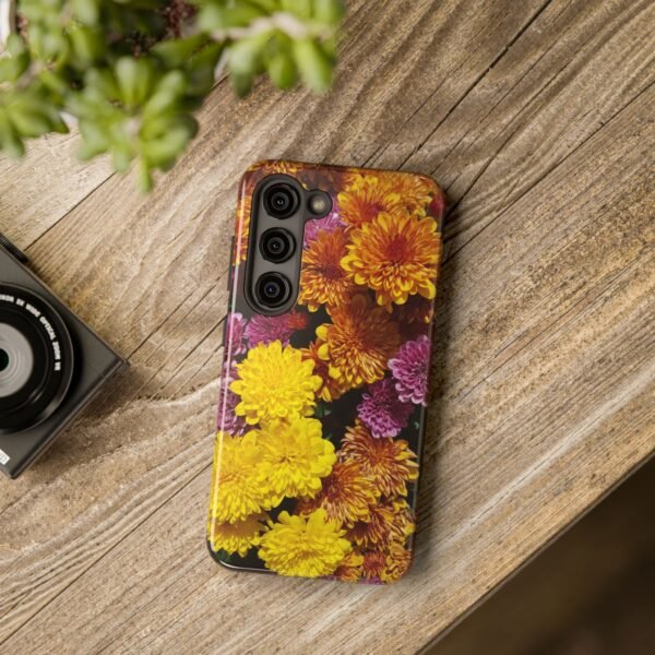 Phone Case, Colorful Fall Mums Protective Cover for iPhone and Samsung, Autumn Floral Print, Hard Shell Cover, Gift for Nature Lovers, - Image 115