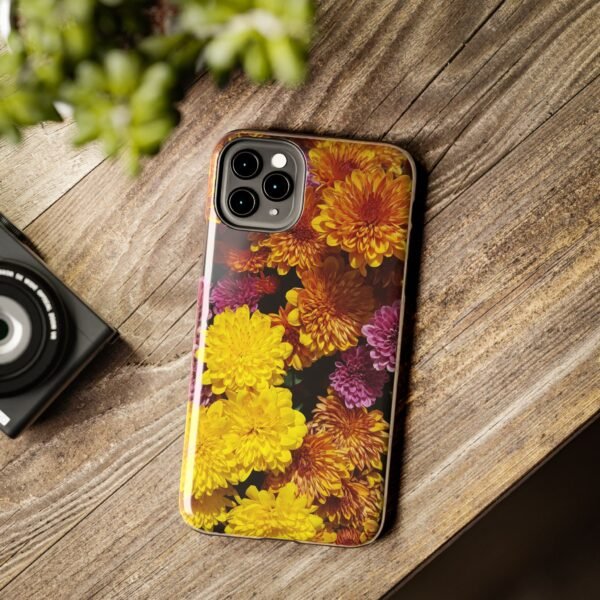 Phone Case, Colorful Fall Mums Protective Cover for iPhone and Samsung, Autumn Floral Print, Hard Shell Cover, Gift for Nature Lovers, - Image 34