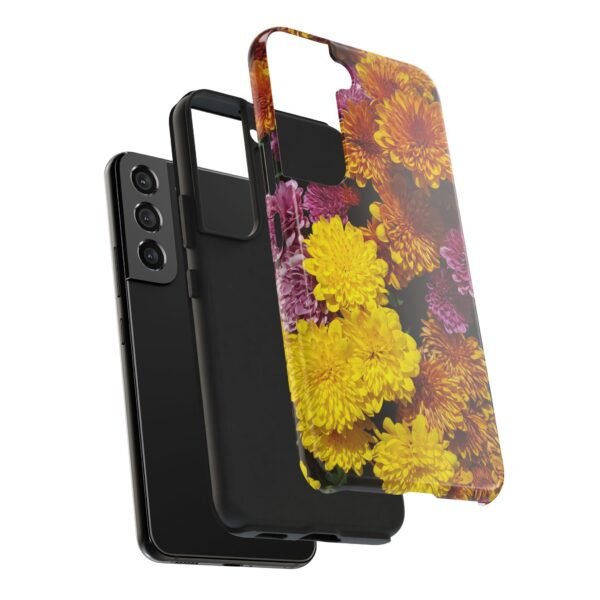 Phone Case, Colorful Fall Mums Protective Cover for iPhone and Samsung, Autumn Floral Print, Hard Shell Cover, Gift for Nature Lovers, - Image 119