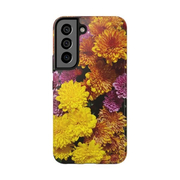 Phone Case, Colorful Fall Mums Protective Cover for iPhone and Samsung, Autumn Floral Print, Hard Shell Cover, Gift for Nature Lovers, - Image 116