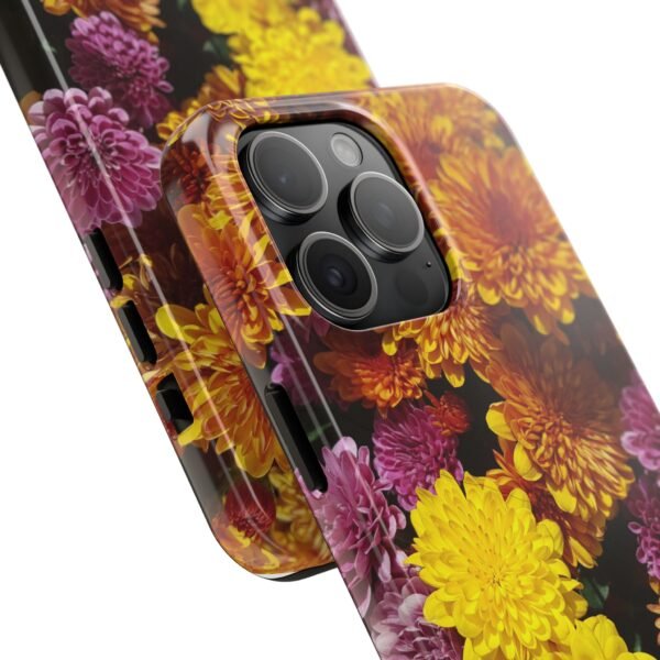 Phone Case, Colorful Fall Mums Protective Cover for iPhone and Samsung, Autumn Floral Print, Hard Shell Cover, Gift for Nature Lovers, - Image 102