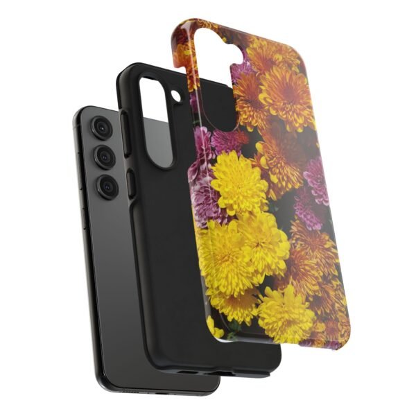 Phone Case, Colorful Fall Mums Protective Cover for iPhone and Samsung, Autumn Floral Print, Hard Shell Cover, Gift for Nature Lovers, - Image 114