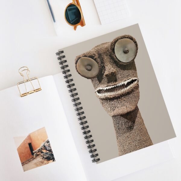 Alien Spiral Notebook - Ruled Line, Googly Eyes, Cosmic Jokes, Quirky Creature, Friendly Alien - Image 5