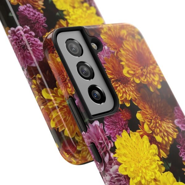 Phone Case, Colorful Fall Mums Protective Cover for iPhone and Samsung, Autumn Floral Print, Hard Shell Cover, Gift for Nature Lovers, - Image 117