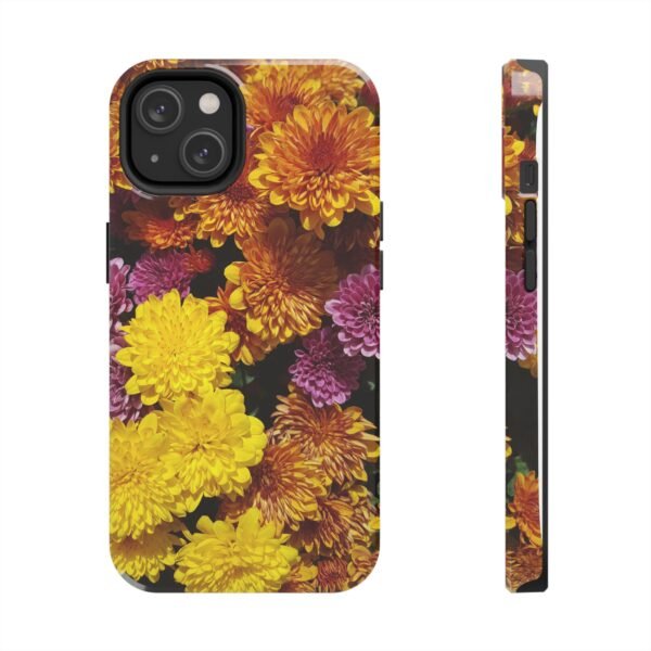 Phone Case, Colorful Fall Mums Protective Cover for iPhone and Samsung, Autumn Floral Print, Hard Shell Cover, Gift for Nature Lovers, - Image 83