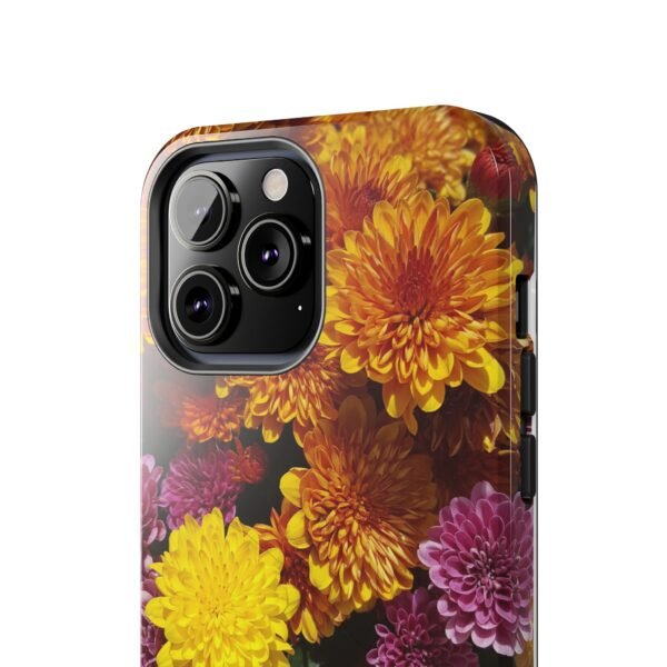 Phone Case, Colorful Fall Mums Protective Cover for iPhone and Samsung, Autumn Floral Print, Hard Shell Cover, Gift for Nature Lovers, - Image 80