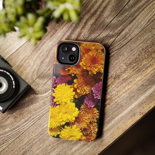 Phone Case, Colorful Fall Mums Protective Cover for iPhone and Samsung, Autumn Floral Print, Hard Shell Cover, Gift for Nature Lovers, - Image 64