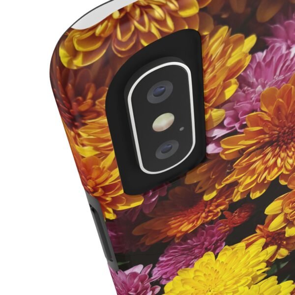 Phone Case, Colorful Fall Mums Protective Cover for iPhone and Samsung, Autumn Floral Print, Hard Shell Cover, Gift for Nature Lovers, - Image 10