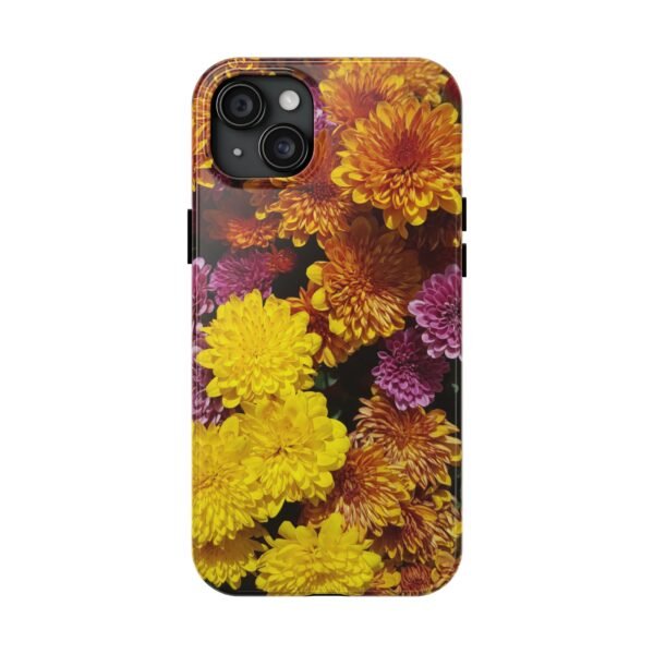 Phone Case, Colorful Fall Mums Protective Cover for iPhone and Samsung, Autumn Floral Print, Hard Shell Cover, Gift for Nature Lovers, - Image 96