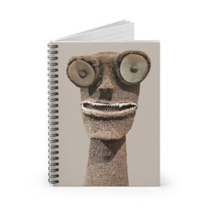 Alien Spiral Notebook – Ruled Line, Googly Eyes, Cosmic Jokes, Quirky Creature, Friendly Alien