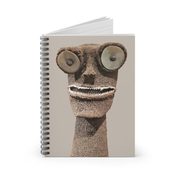 Alien Spiral Notebook - Ruled Line, Googly Eyes, Cosmic Jokes, Quirky Creature, Friendly Alien - Image 2