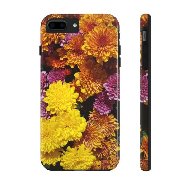 Phone Case, Colorful Fall Mums Protective Cover for iPhone and Samsung, Autumn Floral Print, Hard Shell Cover, Gift for Nature Lovers, - Image 6