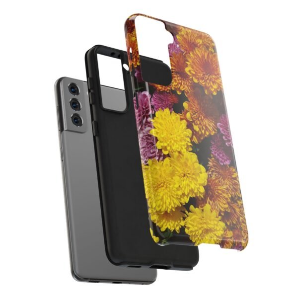 Phone Case, Colorful Fall Mums Protective Cover for iPhone and Samsung, Autumn Floral Print, Hard Shell Cover, Gift for Nature Lovers, - Image 124