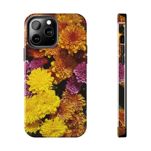 Phone Case, Colorful Fall Mums Protective Cover for iPhone and Samsung, Autumn Floral Print, Hard Shell Cover, Gift for Nature Lovers, - Image 77