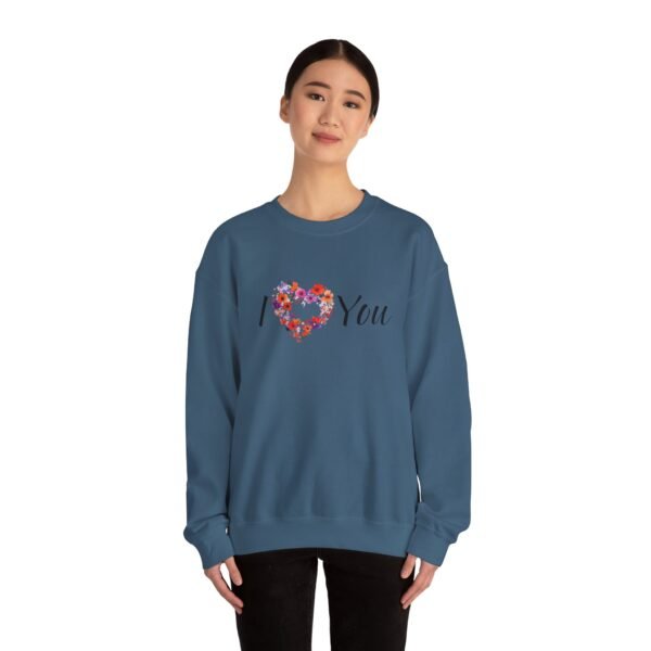 I Heart You Heavy Blend Crewneck Sweatshirt - Image 36