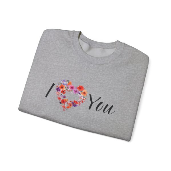 I Heart You Heavy Blend Crewneck Sweatshirt - Image 15