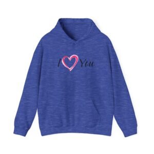 Heart Flower Hooded Sweatshirt