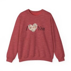 Heart Flower Crewneck Sweatshirt