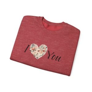 Heart Flower Crewneck Sweatshirt