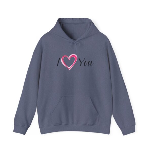 Heart Flower Hooded Sweatshirt - Image 46