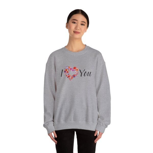 I Heart You Heavy Blend Crewneck Sweatshirt - Image 16