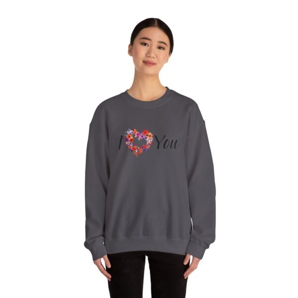 I Heart You Heavy Blend Crewneck Sweatshirt - Image 44