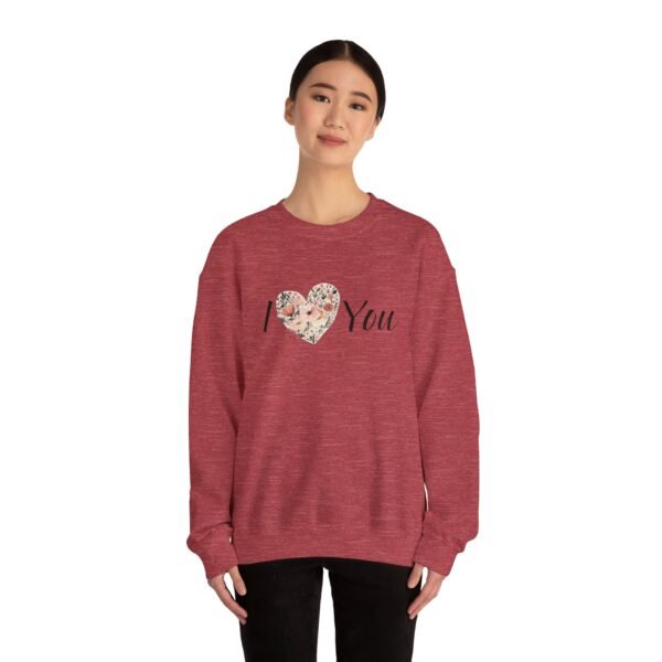 Heart Flower Crewneck Sweatshirt - Image 4