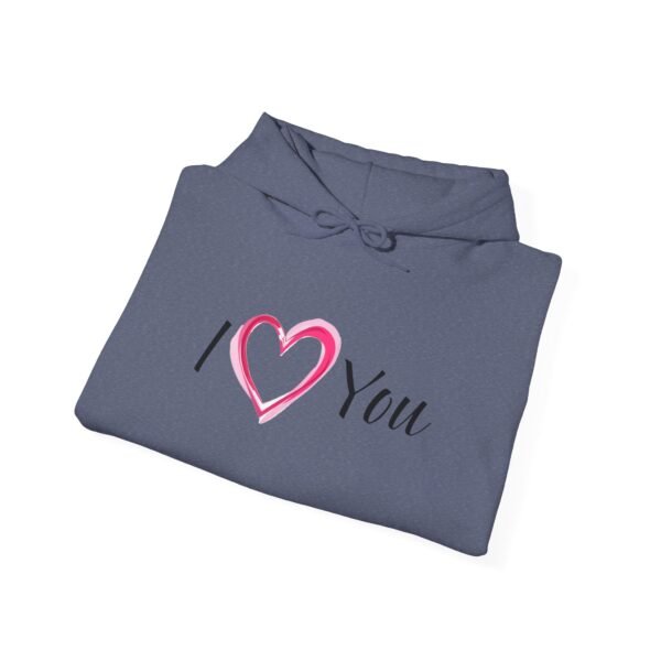 Heart Flower Hooded Sweatshirt - Image 49