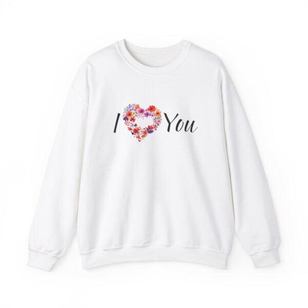 I Heart You Heavy Blend Crewneck Sweatshirt - Image 5