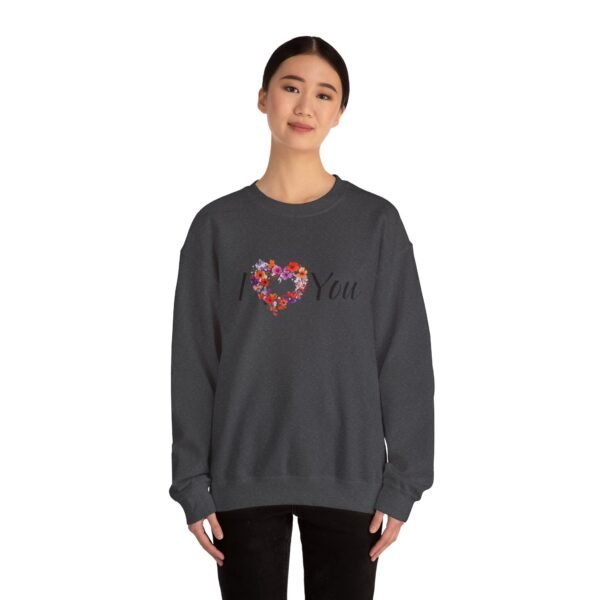 I Heart You Heavy Blend Crewneck Sweatshirt - Image 20