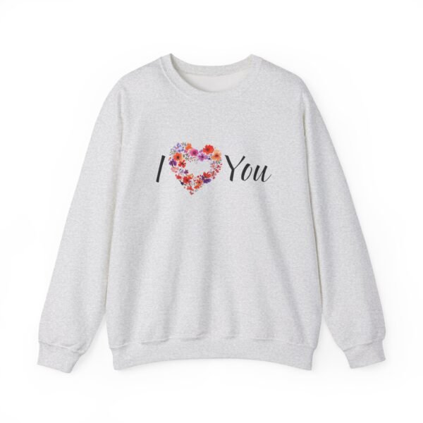 I Heart You Heavy Blend Crewneck Sweatshirt - Image 9