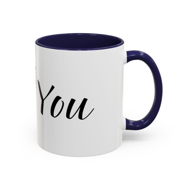 Coffee Mug - I Heart You with Flower Design - 11, 15oz - Image 6