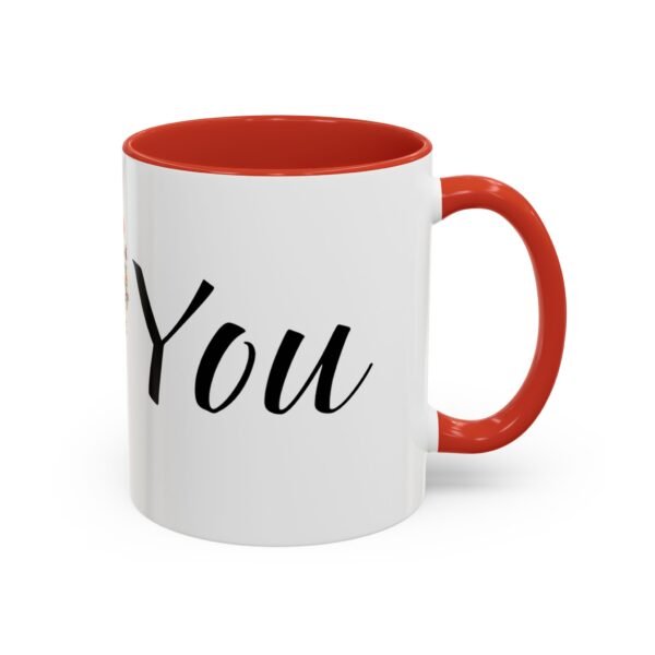 Coffee Mug - I Heart You with Flower Design - 11, 15oz - Image 18