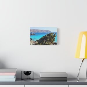 Canvas Wall Art – Turquoise Water in Crete