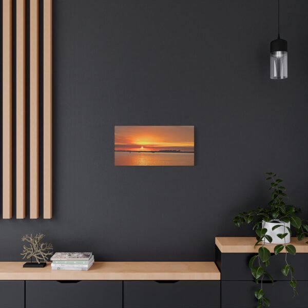 Canvas Wall Art - Sunset with Boats Design - Image 24